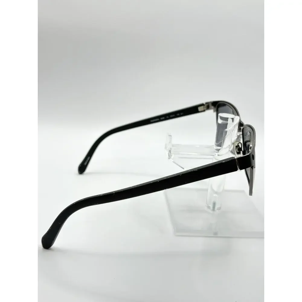 Fossil Rectangular Sunglasses Black Gray Polarized Men 57mm